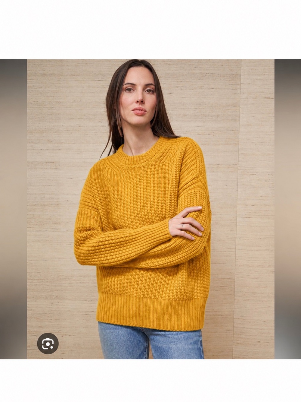 La Ligne Toujours Sweater Cashmere Small Yellow